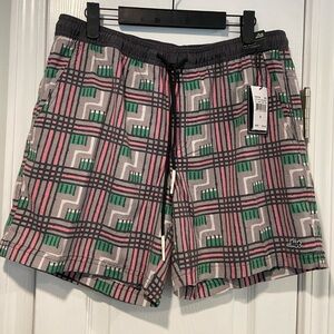 NWT Lost Mens Size Medium Gray Short Circuit 5” Inseam Unlined Beach Shorts